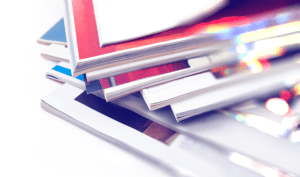 Magazines heap detail